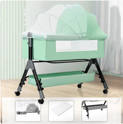 Portable 3-in-1 Baby Folding Cradle Bed