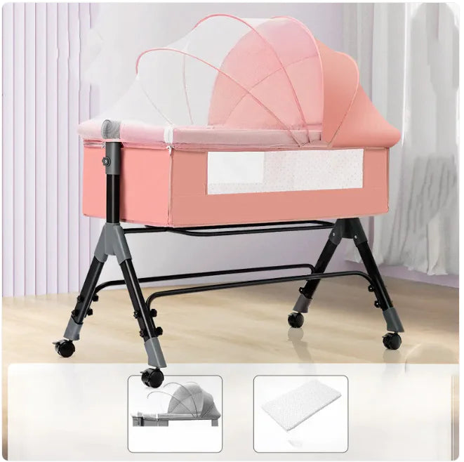 Portable 3-in-1 Baby Folding Cradle Bed